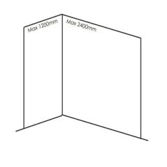 Nuance C1 For Corner Shower Enclosures Upto 2400mm - Arctic Pack - PACKCARCTIC