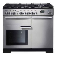 Rangemaster Professional Deluxe 100 Dual Fuel Cooker - Stainless Steel - PDL100DFFSS/C