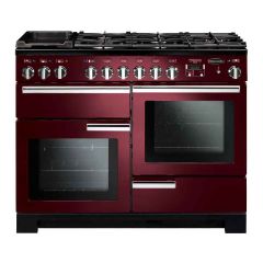 Rangemaster Professional Deluxe 110 Dual Fuel Cooker - Cranberry - PDL110DFFCY/C