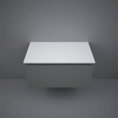 RAK Ceramics Plano Solid 800mm Worktop - Matt White - PLASL08146500