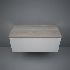 RAK Ceramics Plano 1000mm Wood Worktop - Grey Elm - PLASL10146EGY