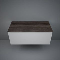 RAK Ceramics Plano 1000mm Wood Worktop - Moka Walnut - PLASL10146MOK