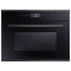 Prima Built In 1000W Microwave Grill - Black - PRCM451