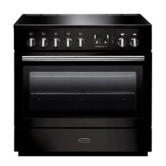 Rangemaster Professional+ FX 90cm Induction Range Cooker - Black/Chrome - PROP90FXEIGB/C