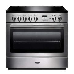 Rangemaster Professional+ FX 90cm Electric Range Cooker Steel PROP90FXEISS/C