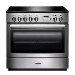 Rangemaster Professional+ FX 90cm Induction Range Cooker - Stainless Steel/Chrome - PROP90FXEISS/C