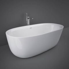 RAK Ceramics Contour 1800 x 800mm Freestanding Oval Bathtub - Beige - CONBT118080AWHA