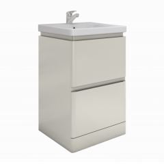 RAK Ceramics Resort Floor Standing 550mm Basin Unit - Stone - RAKRSTFSU55601