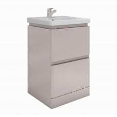 RAK Ceramics Resort Floor Standing 550mm Basin Unit - Mushroom - RAKRSTFSU55602