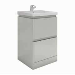 RAK Ceramics Resort Floor Standing 550mm Basin Unit - Grey - RAKRSTFSU55603