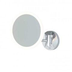 Rak Demeter Plus LED Illuminated Round 3x Magnifying Mirror With Magnetic Pull Out Switch 213x200x72mm - RAKDEM5003