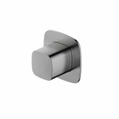 RAK Ceramics Petit Square Concealed Diverter Single Outlet - Brushed Nickel - RAKPES3020-1N