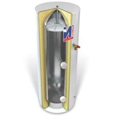 RM Intercyl Direct Unvented Hot Water Cylinder Stainless Steel 1137mm x 545mm - TRIMVD-0150LFB