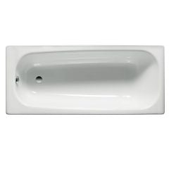 Roca Contesa 1700 x 700mm Single Ended Anti-Slip Bath - 2 Tapholes - A2370J3000