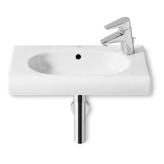 Roca Meridian-N Compact 550mm Wash Basin - 1 RH Tap Hole - A32724Y000