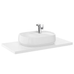 Roca Savana Water Resistant Countertop 1000mm - White Lacquered - 857320806
