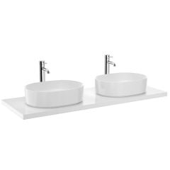 Roca Savana Water Resistant Countertop 1400mm - White Lacquered - 857322806