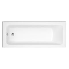 Roca The Gap 1700mm x 750mm Acrylic Bath No Tap Holes - White - 24718000