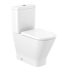 Roca The Gap Square Rimless Close Coupled Back To Wall Comfort Height WC Pan - A3421AC000