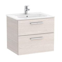 Roca Victoria 600mm 2 Drawer Vanity Unit - Nordic Ash - A857468434