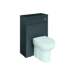 Roca Victoria Maxi 600mm Back To Wall WC Unit - Anthracite Grey - A857432807