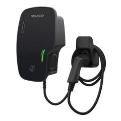 Rolec Zura Smart EV Charger - 1 x up to 7.4kw Type 2 10m Tethered - Black - ROLEC3145B
