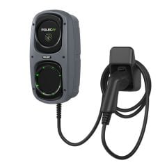 Rolec WallPod Smart EV Charger - up to 7.4kw Type 2 5m Tethered - Grey - ROLEC4140G