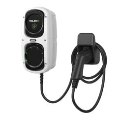 Rolec WallPod Smart EV Charger - up to 7.4kw Type 2 5m Tethered - White - ROLEC4140W