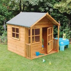 Rowlinson Playaway Children's Playhouse - Brown - PHPLAY