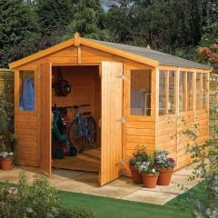 Rowlinson Wooden Workshop Storage Unit 9x15 - SWS9X152T