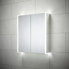 Sensio Ainsley Double Door Diffused LED Cabinet Mirror with Bluetooth 700x664x130mm - SE30794C0 Lights