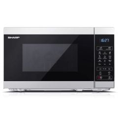 Sharp 800W 20 Litre Digital Microwave & Grill - Silver - YC-MG02U-S