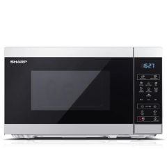Sharp 800W 20 Litre Digital Microwave - Silver - YC-MS02U-S
