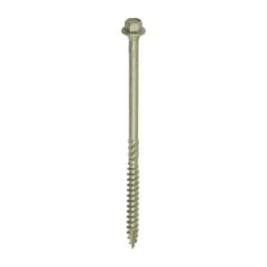 Timco Timber Frame Construction & Landscaping Screws - Hex - Exterior - Green Organic Box 50pcs - 6.7 x 125 - 125IN