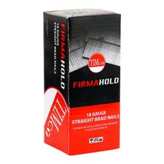 Timco FirmaHold Collated Brad Nails - 18 Gauge - Straight - A2 Stainless Steel Box 5000pcs - 18g x 32 - BSS1832