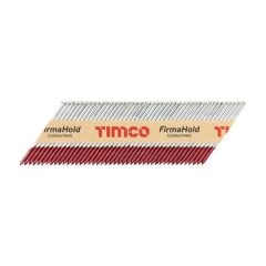 Timco FirmaHold Collated Clipped Head Nails - Trade Pack - Ring Shank - FirmaGalv + Box 3300pcs - 2.8 x 63 - CPLT63