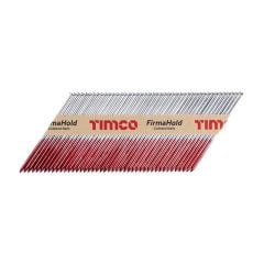 Timco FirmaHold Collated Clipped Head Nails & Fuel Cells - Trade Pack - Plain Shank - FirmaGalv + Box 2200pcs - 3.1 x 90/2CFC - CPLT90G