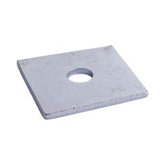 Timco Square Plate Washers - Zinc Box 100pcs - M10 x 40 x 40 x 5 - WS10405Z