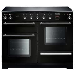 Rangemaster Toldedo+ 110 CM Electric Induction Range Cooker - Black - TOLP110EIGB/C