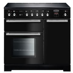 Rangemaster Toledo+ 90 CM Induction Range Cooker - Black - TOLP90EIGB/C