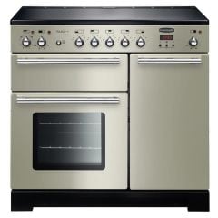 Rangemaster Toledo+ 90 CM Electric Induction Range Cooker - Ivory - TOLP90EIIV/C