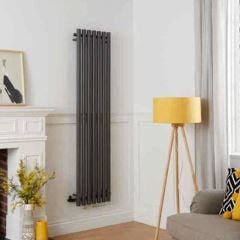 Towelrads Mayfair Vertical Radiator 1800mm x 435mm - Anthracite - 120877 Lifestyle1