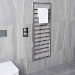 Towelrads Strand Towel Rail 1300mm x 500mm - Chrome -128016 Lifestyle