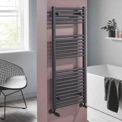 Towelrads Pisa Hot Water Towel Rail 1600mm x 600mm - Anthracite - 150009 Lifestyle