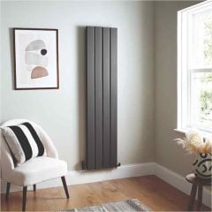 Towelrads Berkshire 4 Section Double Radiator 1800 x 407mm - Anthracite - 510120 Lifestyle1