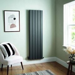 Towelrads Berkshire 5 Section Double Radiator 1800 x 510mm - Anthracite - 510121 Lifestyle1