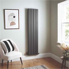 Towelrads Berkshire 4 Section Single Radiator 1800 x 407mm - Anthracite - 510130 Lifestyle1