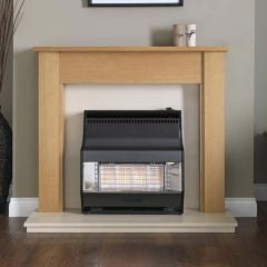 Valor Firelite Radiant Outset Gas Fire - Black - 0534761 - Lifestyle