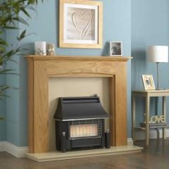 Valor Helmsley Radiant Outset Gas Fire - Electronic - Black - 0534781 - Lifestyle