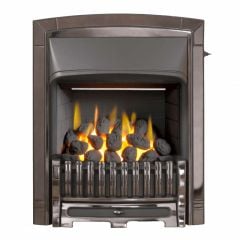 Valor Excelsior Full Depth Convector Gas Fire - Black Nickel - 0594032 - Clean